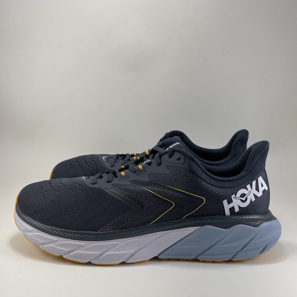 Hoka One One Arahi 5 Running Shoes Mens Size 11.5 D Ombré Blue/Blue Fog Athletic - Picture 3 of 10